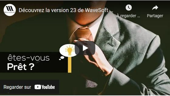 Vidéo de présentation des nouveautés Wavesoft V23