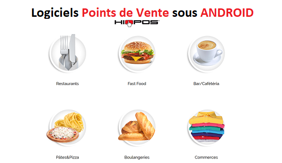 Logiciels Points de Vente pour ANDROID